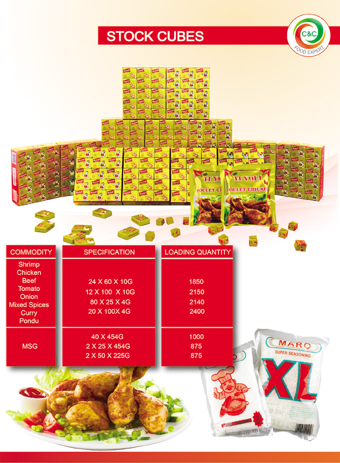 STOCK CUBES